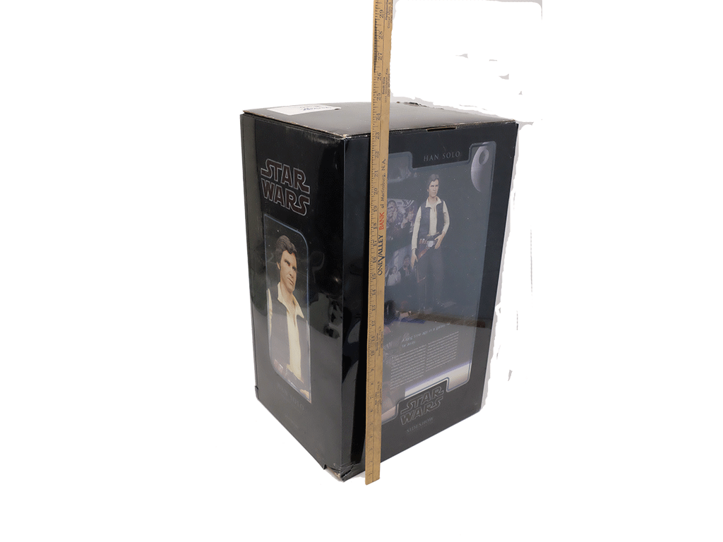 Han Solo Star Wars 1/4 Scale Figure - Episode IV A New Hope Sideshow Collectible (Limited Edition of 2500) - Perfect for Display & Star Wars Fan Collections