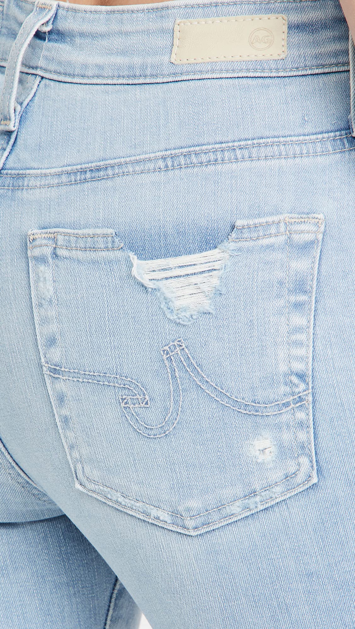AG Adriano Goldschmied Women's The Farrah Skinny Jeans - High Waist Stretch Denim Pants for Everyday Wear & Night Out
