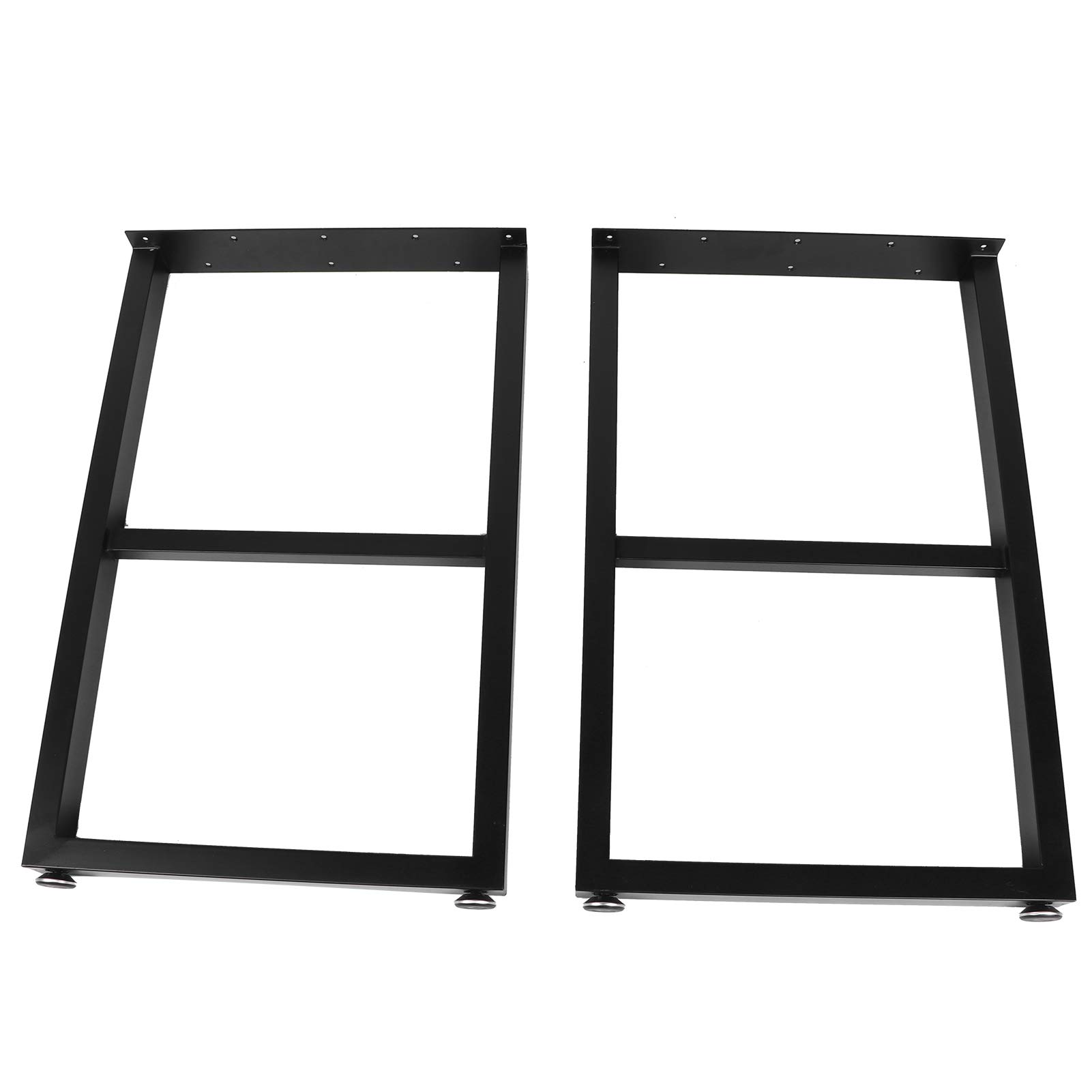 Heavy Duty Adjustable Iron Desk Legs for DIY Furniture, Office Desks, Dining Tables & Coffee Tables - Perfect for Home, Office & Commercial Use (Large Size)