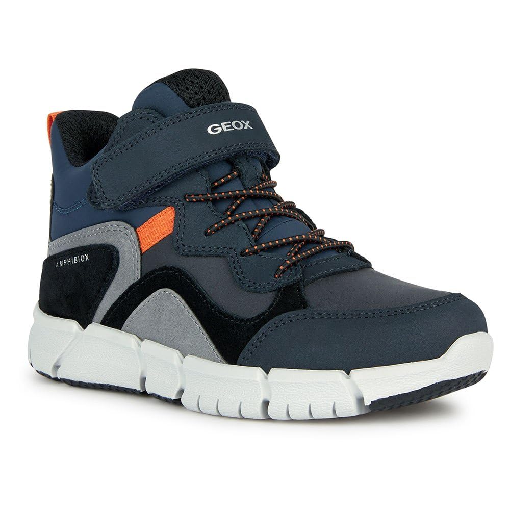Geox Boys' Cflexyperbabx 13 Sneakers - Breathable & Lightweight Kids' Shoes for School, Play & Everyday Wear