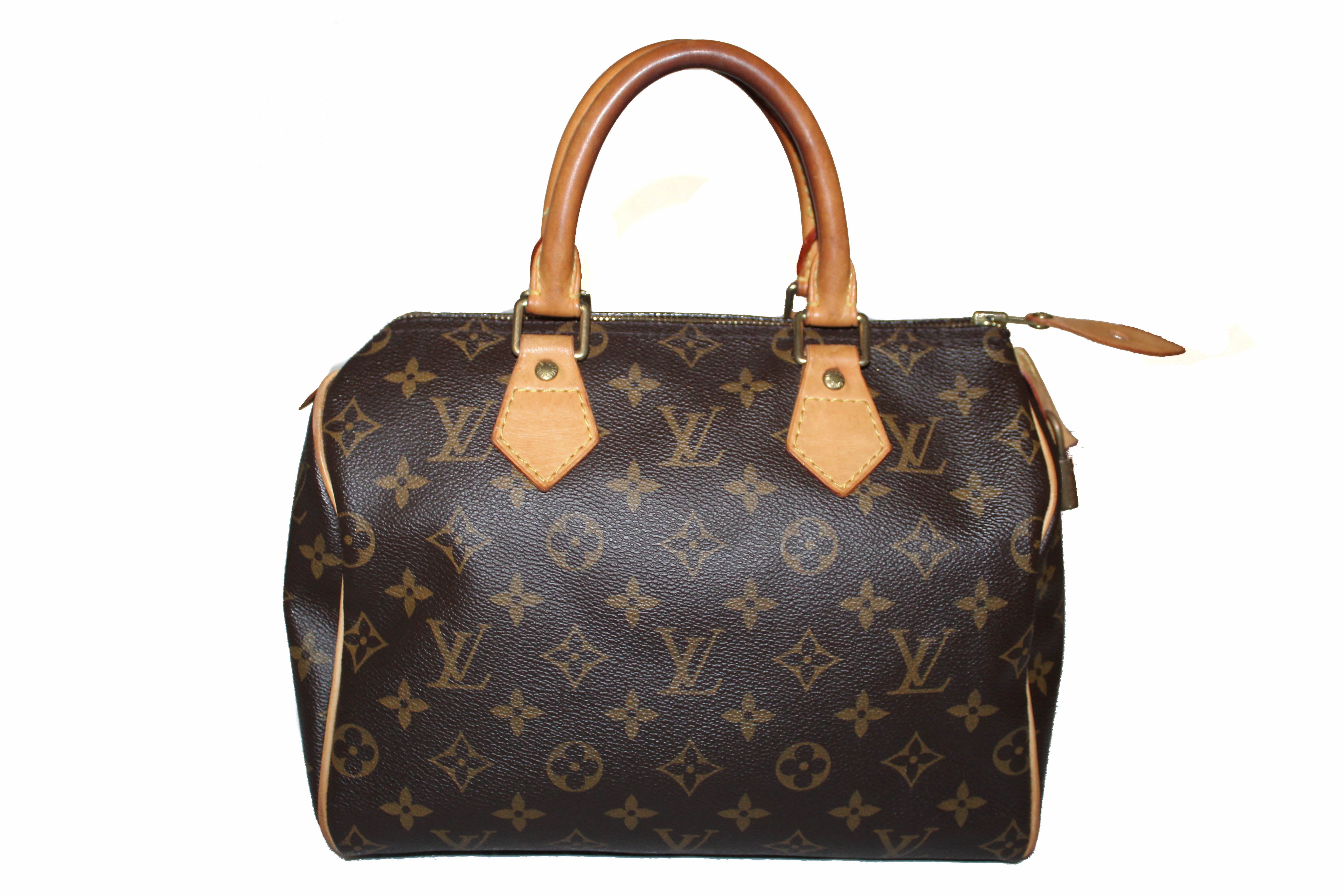 Authentic Louis Vuitton Speedy 25 Monogram Handbag - Luxury Designer Shoulder Bag for Women, Perfect for Work, Travel & Everyday Use