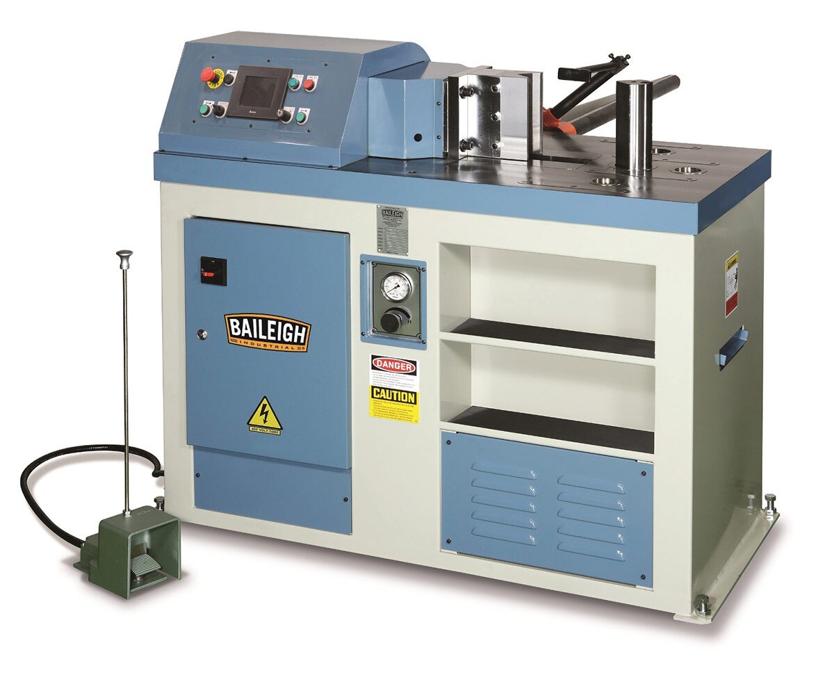 Baileigh Industrial BA9 1004703 HPB 45NC 45-Ton CNC Horizontal Press Brake for Metal Fabrication - Perfect for Sheet Metal Bending in Manufacturing & Workshops