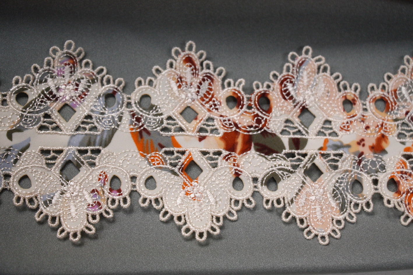Stylish Apricot Floral Embroidered Swimwear - Perfect for Beach Vacations & Pool Parties