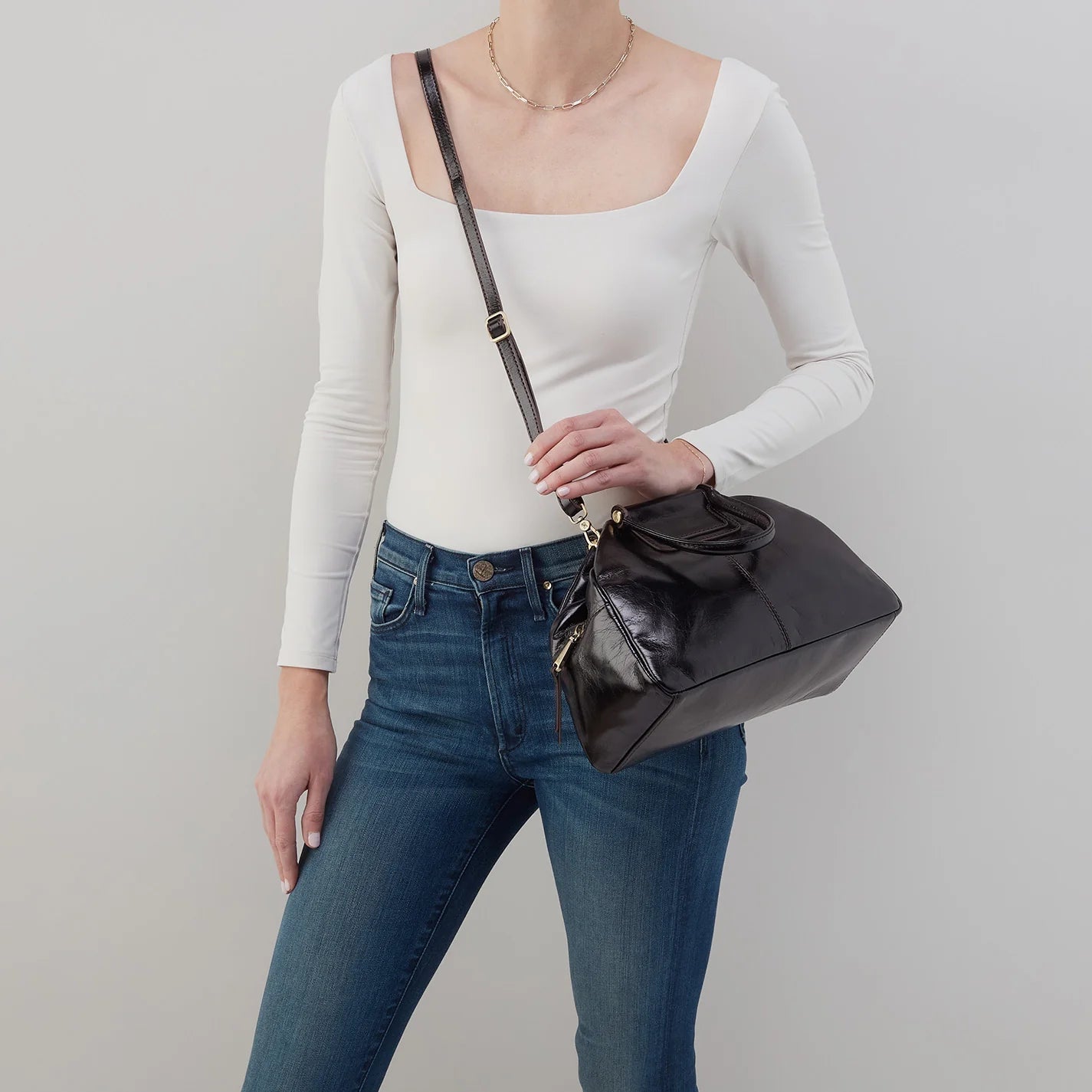 HOBO SHEILA DROP HANDLE SHATCHEL - Stylish Leather Crossbody Bag for Women | Perfect for Work, Travel & Everyday Use