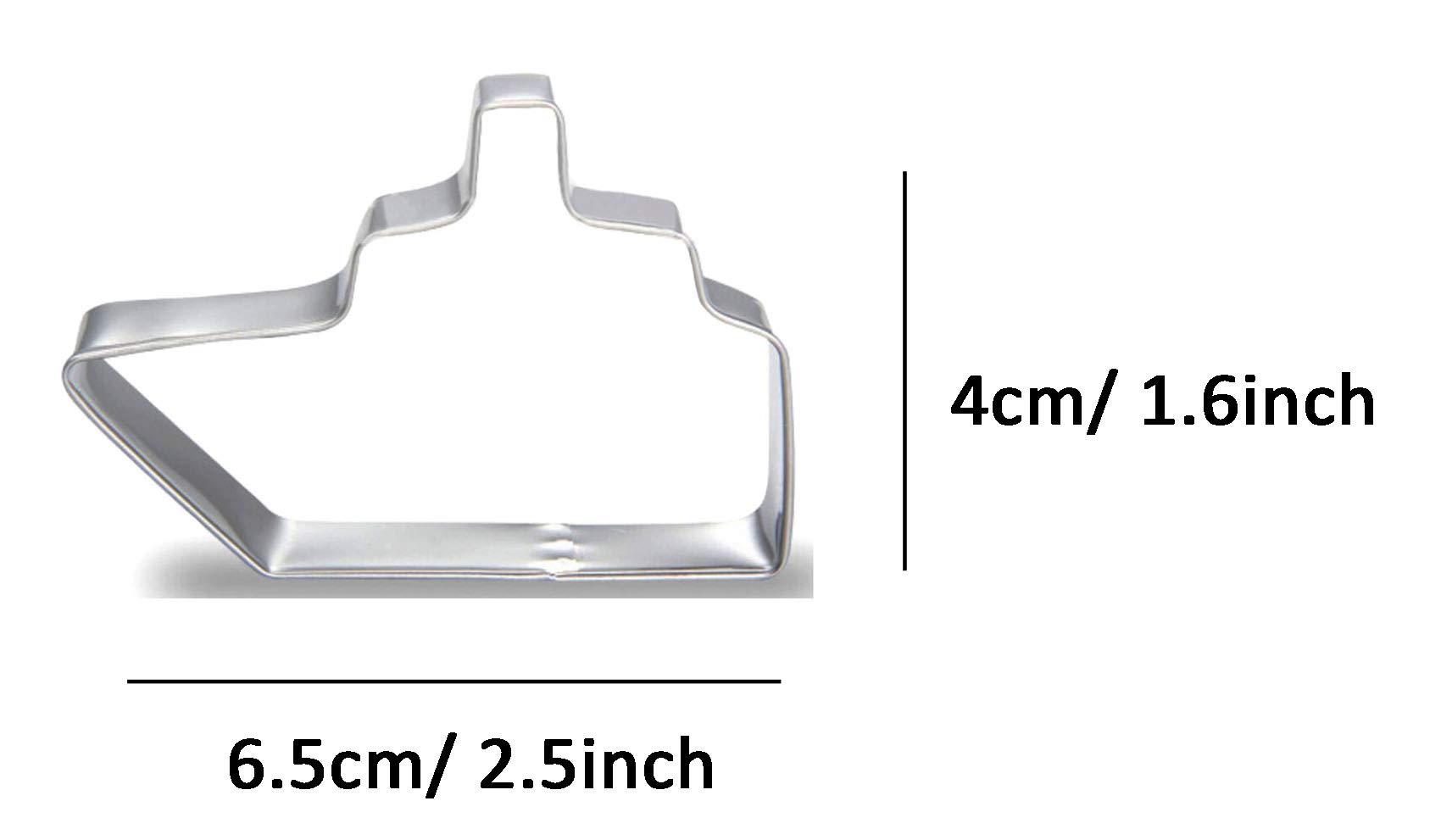 Premium Yacht, Boat & Ship Shaped Cookie Cutters Set - Stainless Steel Baking Tools for Nautical Theme Parties, Wedding Favors & DIY Decor