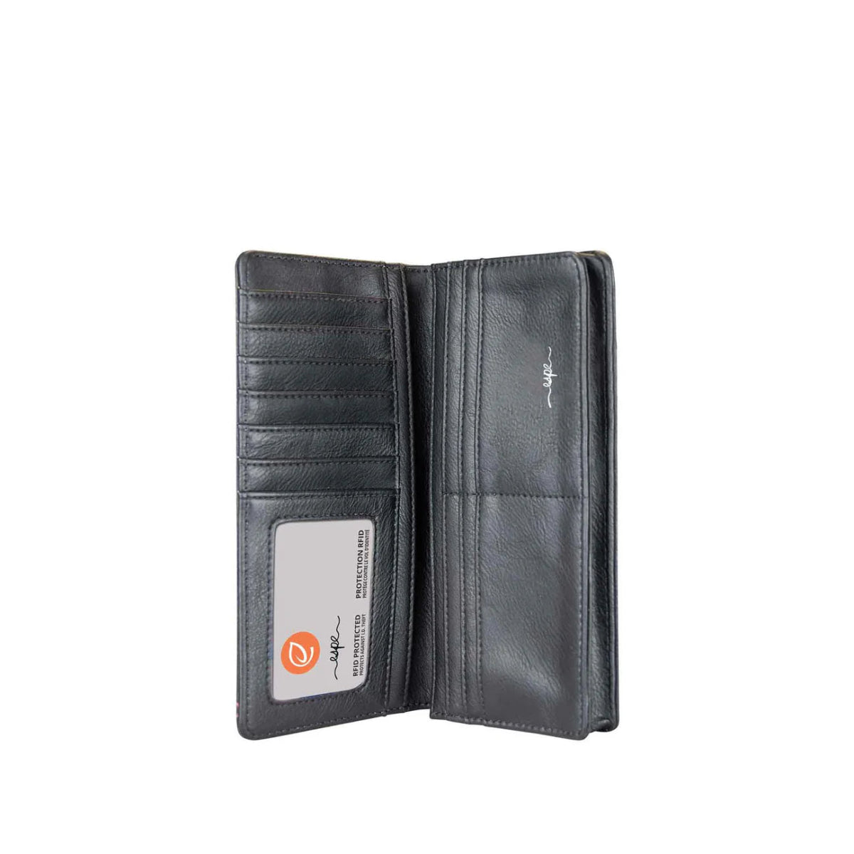 Espe Tulip Wallet - Slim RFID Blocking Women's Wallet with Card Slots & Zipper Pocket | Perfect for Travel, Shopping & Everyday Use