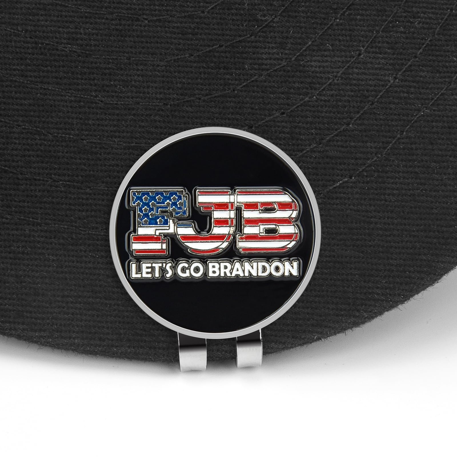 ZZHAO Magnetic Golf Ball Marker with Hat Clip - 25mm Funny Golf Accessories for Men | Perfect Golf Gifts & On-Course Essentials