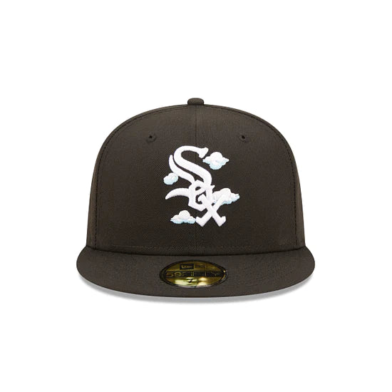 Chicago White Sox 2005 World Series Comic Cloud Black 59FIFTY Fitted Hat for Men - Official MLB Baseball Cap for Games & Streetwear Fashion
