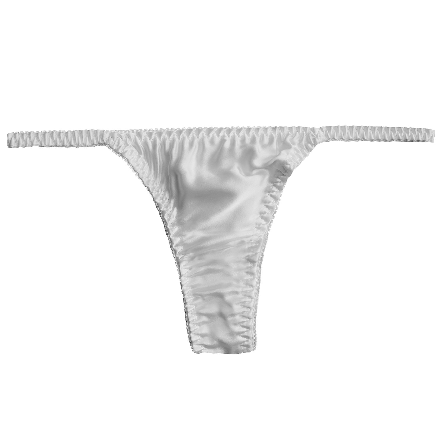 Pure Silk Panties for Women - 3 Pairs Soft Sexy Thong & Bikini Underwear - Healthy Breathable String Panty Set S-XL - Perfect for Summer, Beach Wear & Sensual Occasions