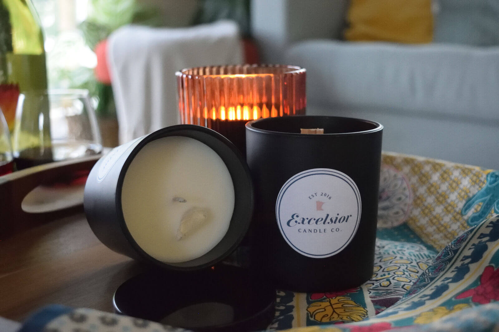 Premium Scented Candles by Excelsior Candle Co. - Long-Lasting Aromatherapy Candles for Home, Relaxation & Gift Giving | Soy Wax Candles with Essential Oils for Bedroom, Bath & Meditation