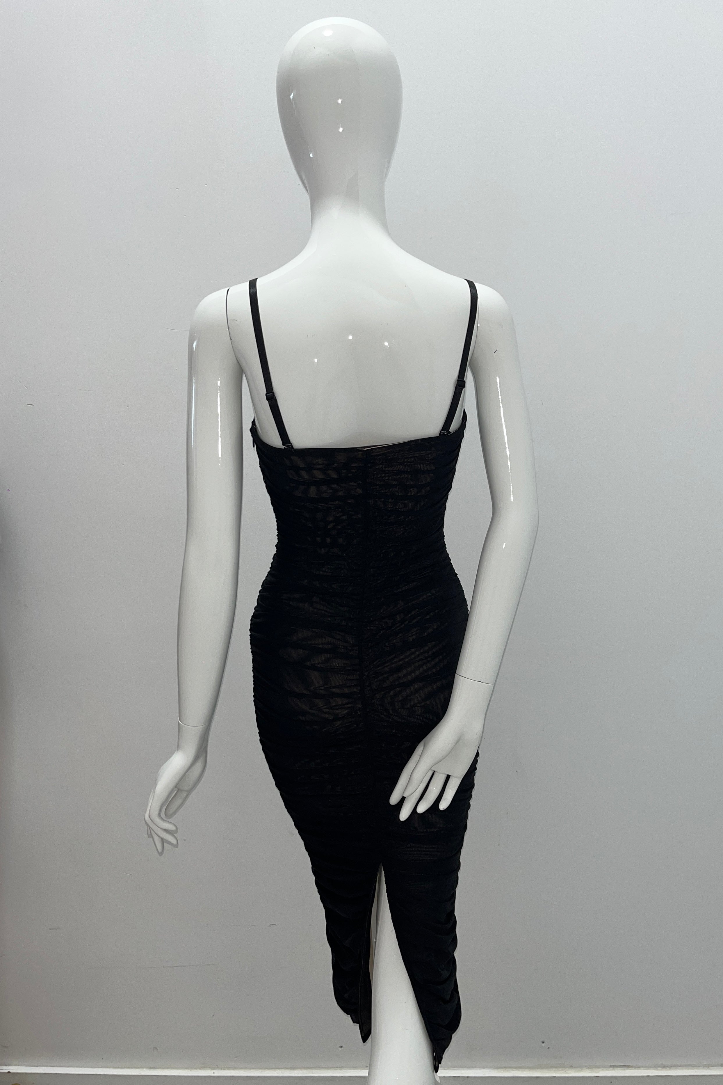 L'Agence Caprice Strapless Midi Dress for Women - Elegant Bodycon Cocktail Party Dress with Sweetheart Neckline | Perfect for Weddings, Date Nights & Special Occasions