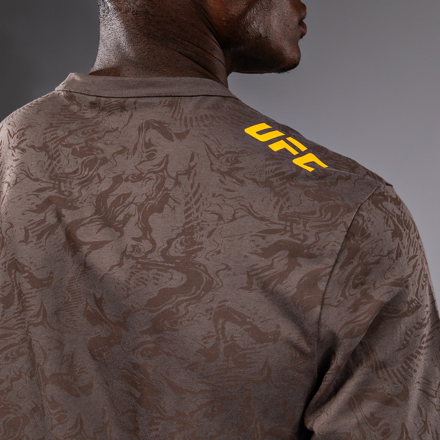 Venum UFC Fusion Fight Week Men's Short Sleeve T-Shirt - Earthen Brown | MMA Training & Casual Wear