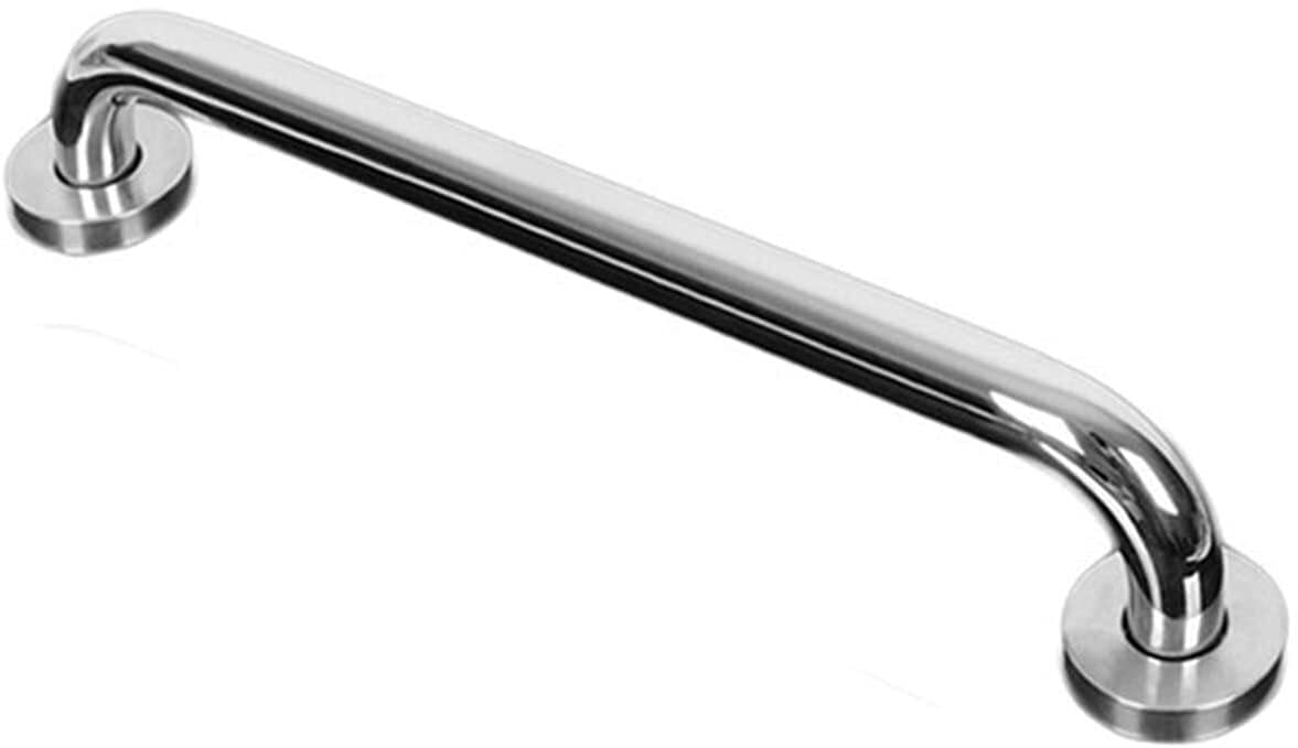 Stainless Steel Bathroom Grab Bar - 50cm Shower Safety Handle with Towel Rail & Armrest - Non-Slip Tub Handrail for Elderly & Disabled - Ideal for Wet Rooms, Showers, Bathtubs & RV Bathrooms