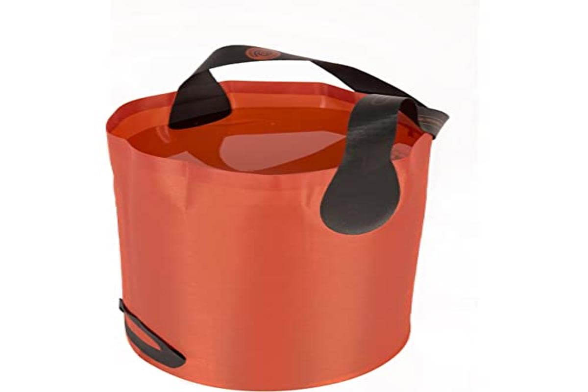 Sea to Summit Collapsible Folding Bucket - Lightweight Portable Camping & Travel Sink for Outdoor Kitchen, Hiking, Backpacking, RV Trips and Emergency Water Storage