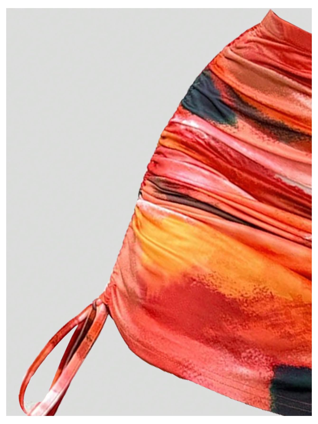 Milumia Women's 2 Piece Tie Dye Outfits - Sexy Tube Top & Bodycon Skirt Set for Summer, Beach, Party | Trendy Matching Outfit for Women