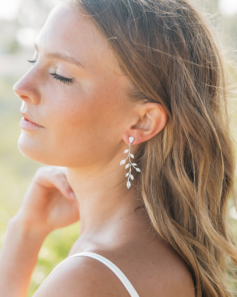 Elegant Viola CZ Stud Earrings for Women - Hypoallergenic Cubic Zirconia Jewelry - Perfect for Parties, Weddings & Everyday Wear