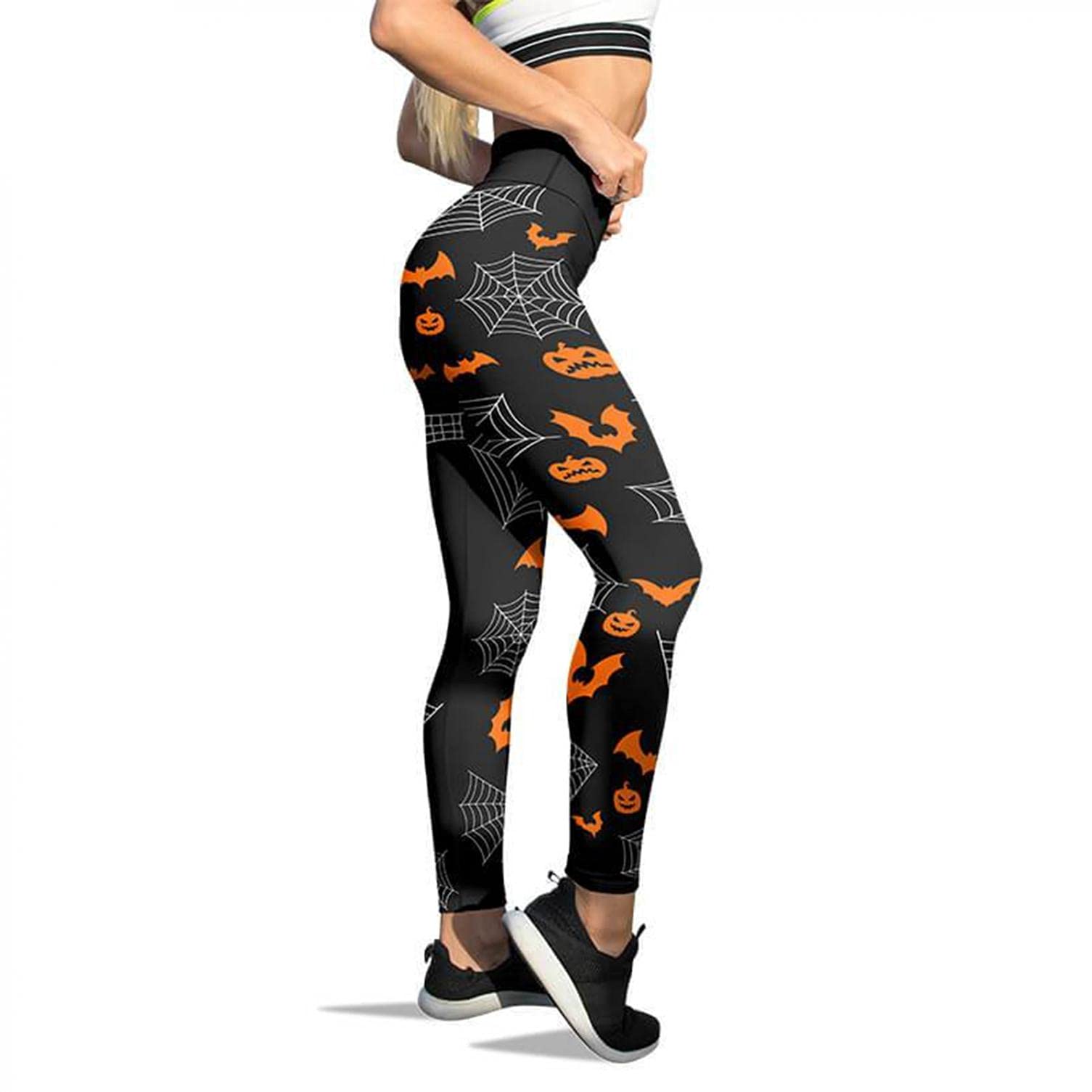 High Waisted Yoga Pants for Women - Tummy Control Workout Leggings, Running & Athletic Tights, Curvy Fit Skinny Pants - Perfect for Gym, Yoga, Running & Casual Wear