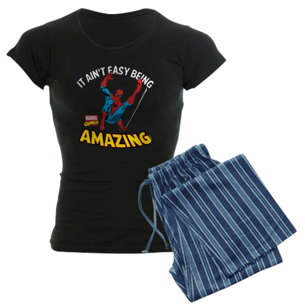 Spider-Man Amazing Women's Pajamas Set - Soft Sleepwear for Women & Girls - Perfect for Halloween, Cosplay, Movie Nights & Gifts