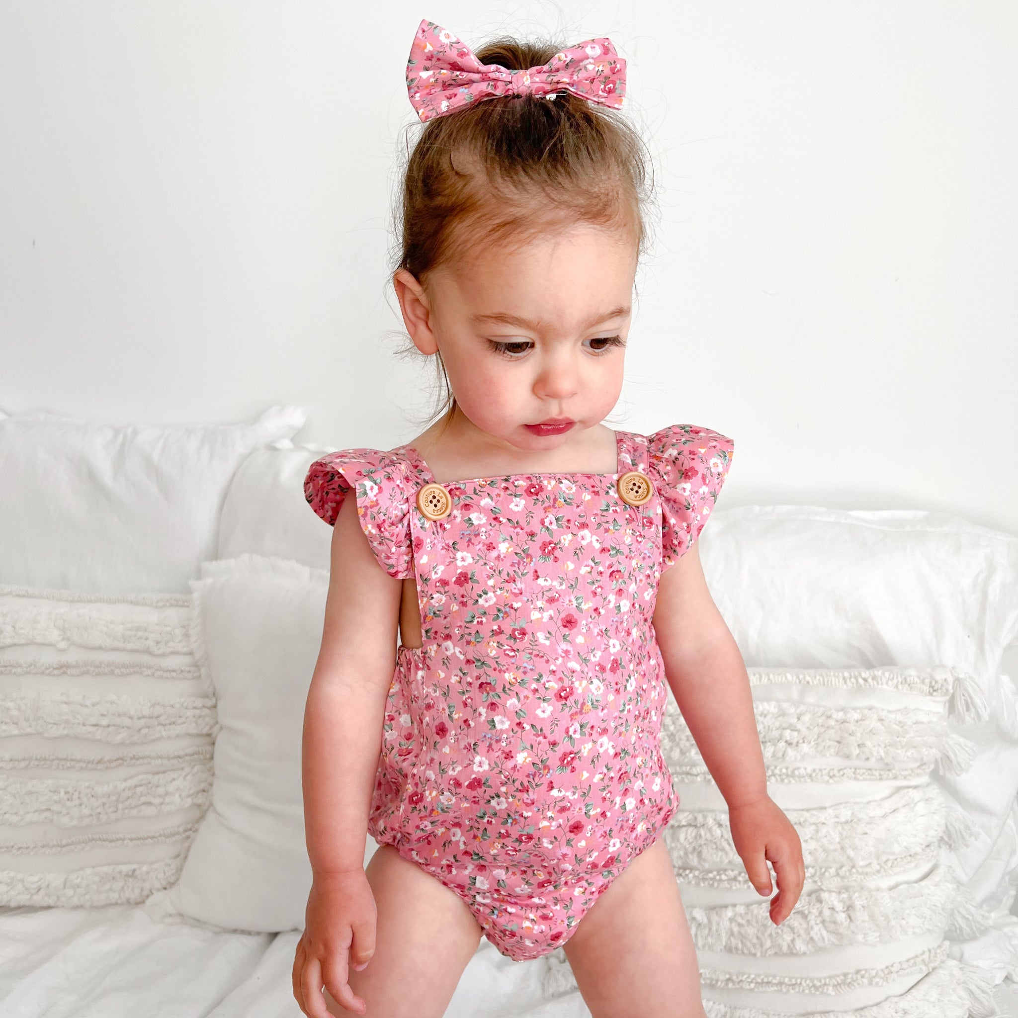 Eden Button Romper - Stylish Baby Jumpsuit for Girls & Boys - Perfect for Playdates, Parties & Everyday Outfits