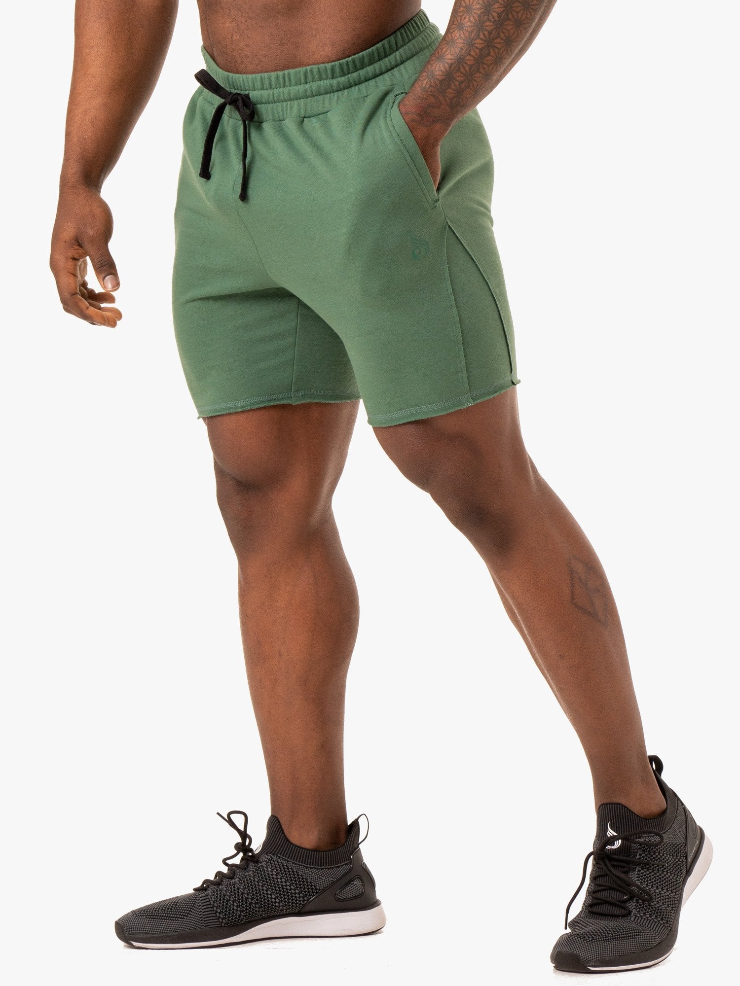 Force 6 Track Short - Green Running Shorts for Men & Women | Lightweight Athletic Shorts for Workouts, Jogging & Gym Training