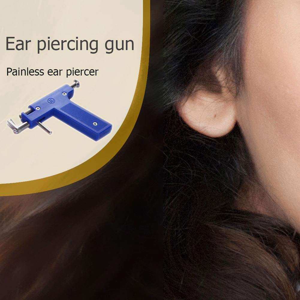 MUCH Professional Ear Piercing Kit with 98 Stainless Steel Studs - Body Piercing Gun Tool Set for Safe Ear Piercing at Home or Salon | Perfect for First-Time Piercings, Gifts & DIY Jewelry Making