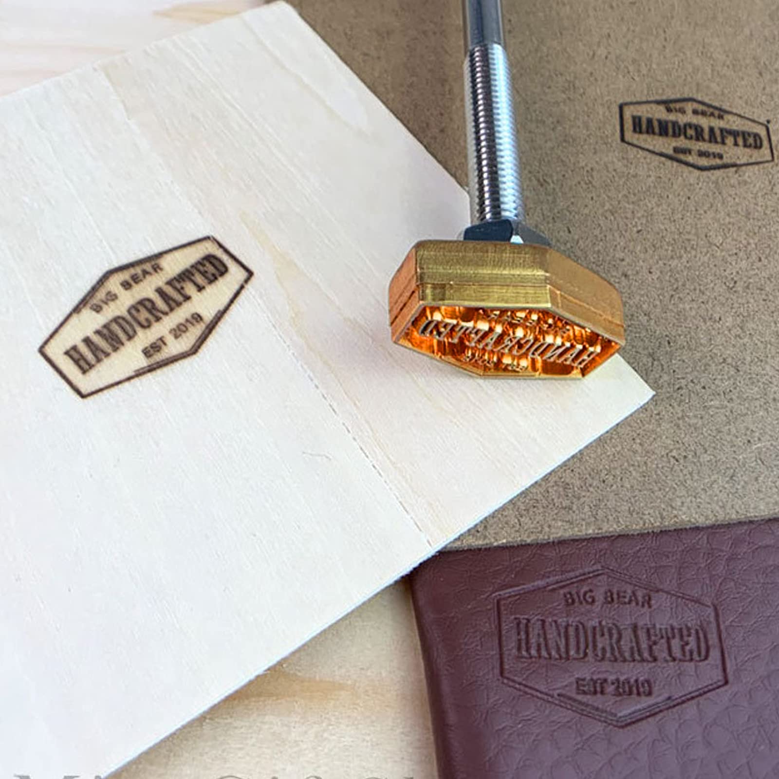 Custom Branding Iron for Wood & Leather - 1