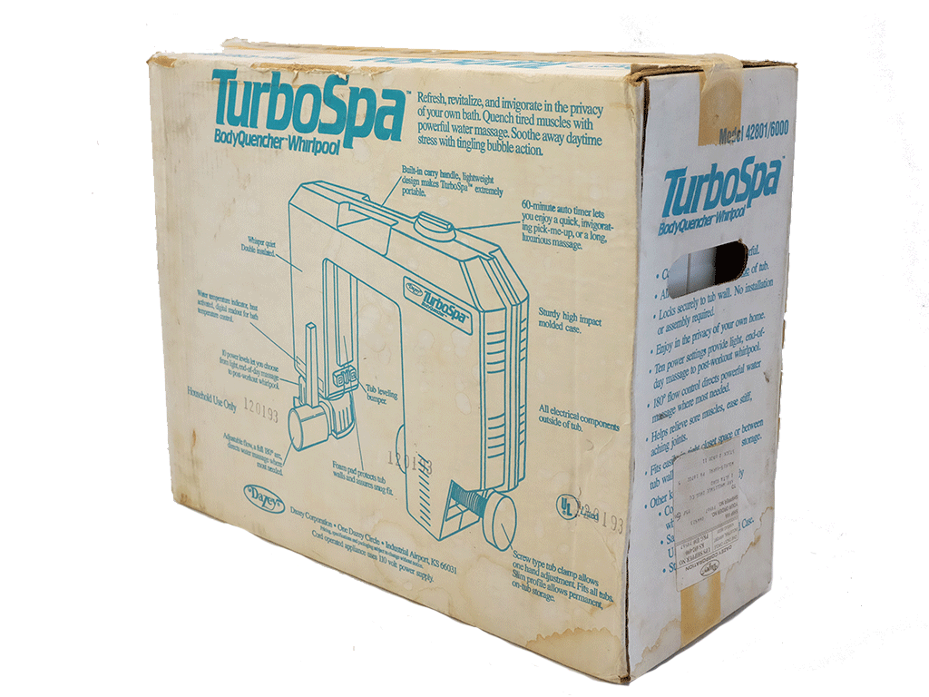 Dazey TurboSpa Body Quencher Whirlpool 42801/6000 Massage Bathtub - Brand New in Box - Perfect for Home Spa Relaxation & Muscle Relief
