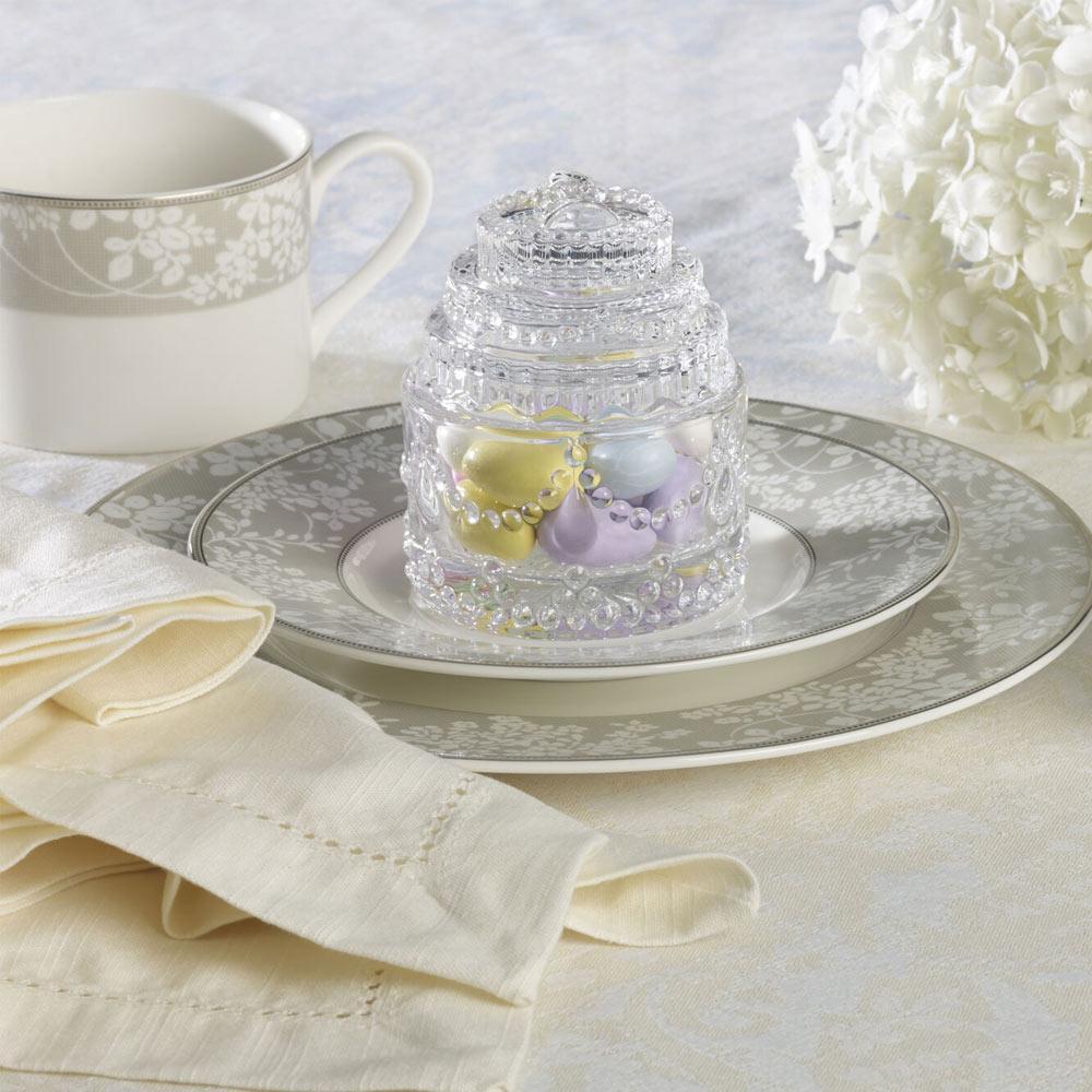 3-Tier Elegant Wedding Cake Stand with Glass Dome - Perfect for Wedding Cakes, Dessert Displays & Special Occasions