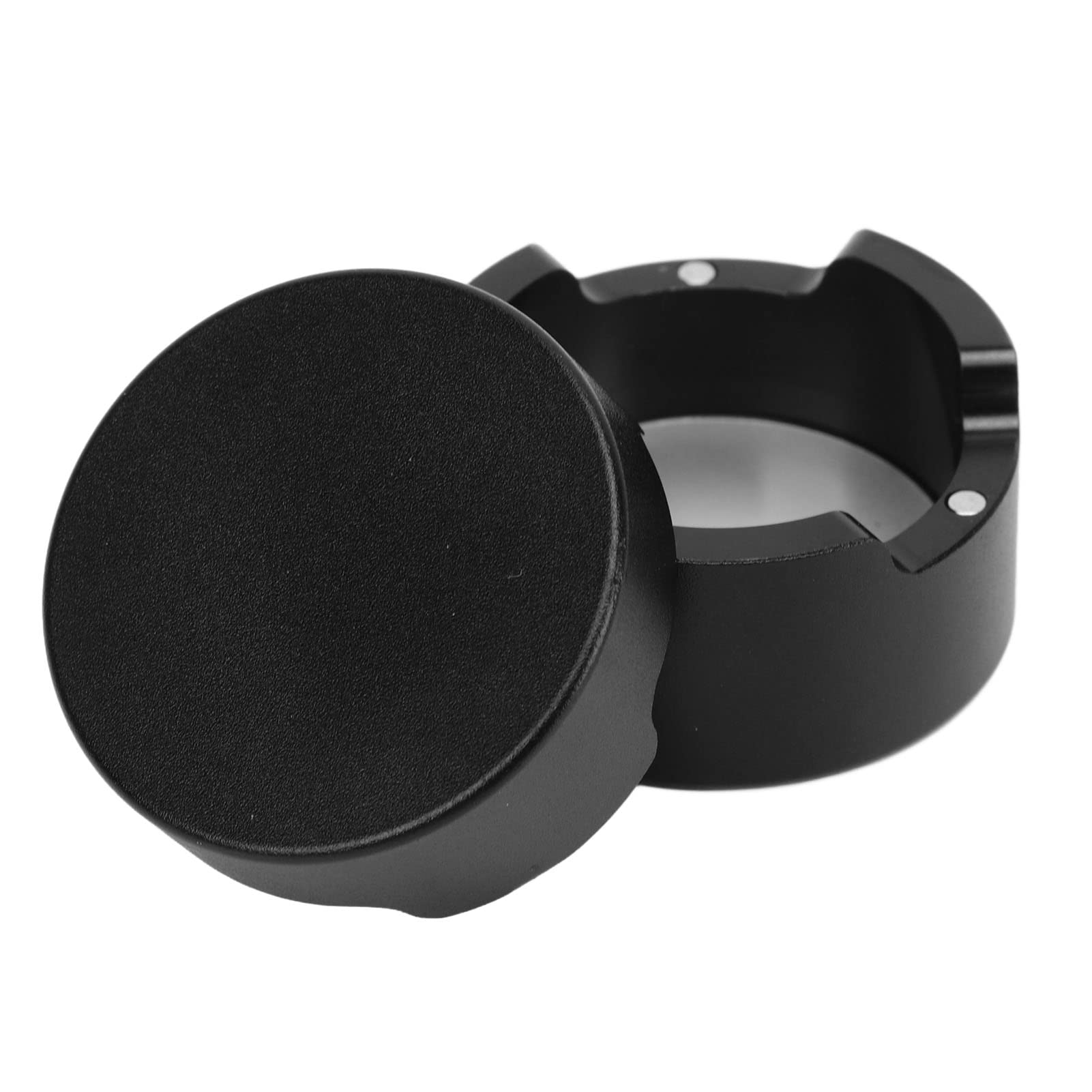Premium Aluminum Alloy Pool Cue Chalk Holder - Compact Round Billiard Chalk Box for Pool Players | Perfect for Professional & Home Game Accessories