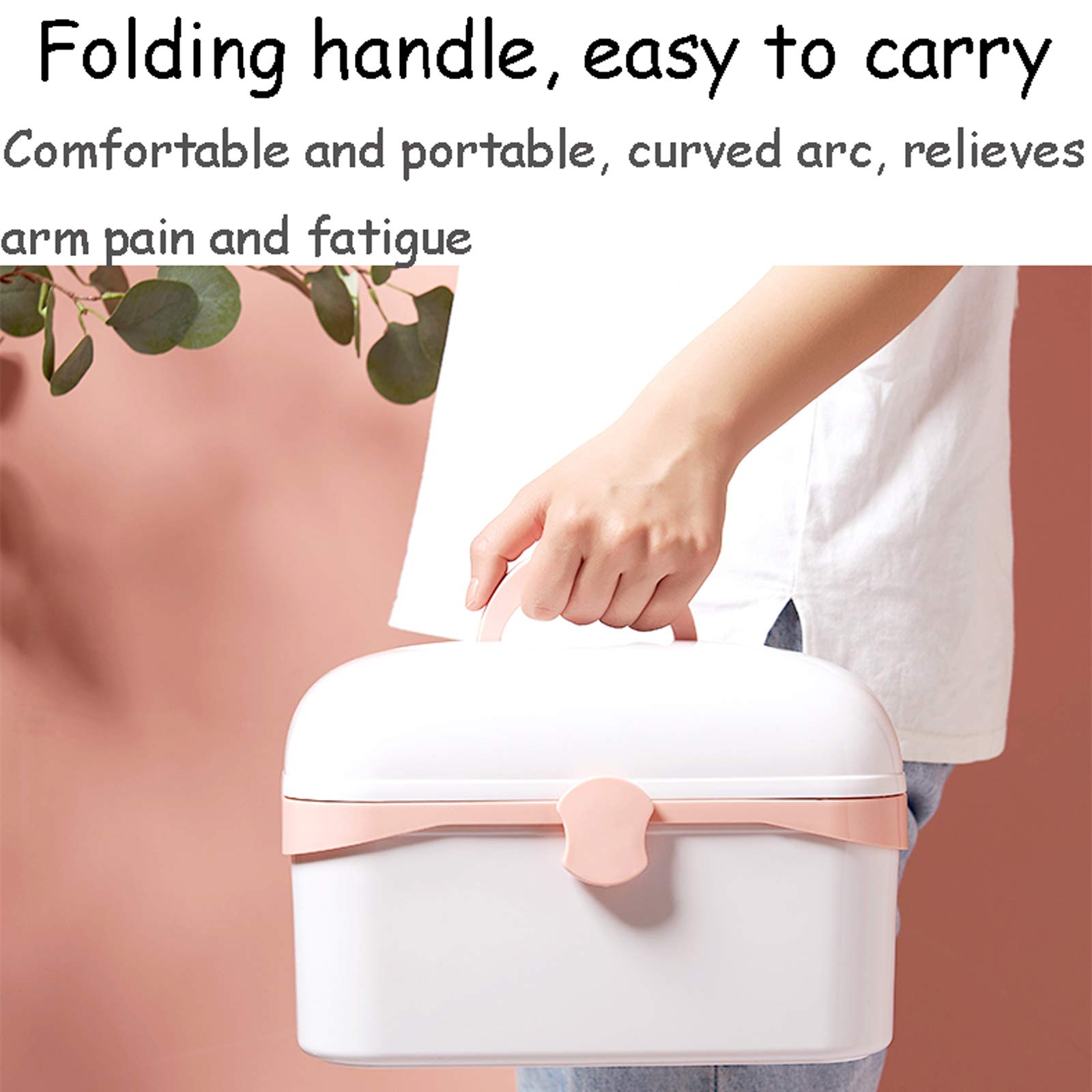 Portable First Aid Kit for Home, Travel & Work - Durable Multi-Layer Medicine Box with Handle (24x16.5x14cm) | Emergency Medical Storage for Family Safety, Camping & Office Use