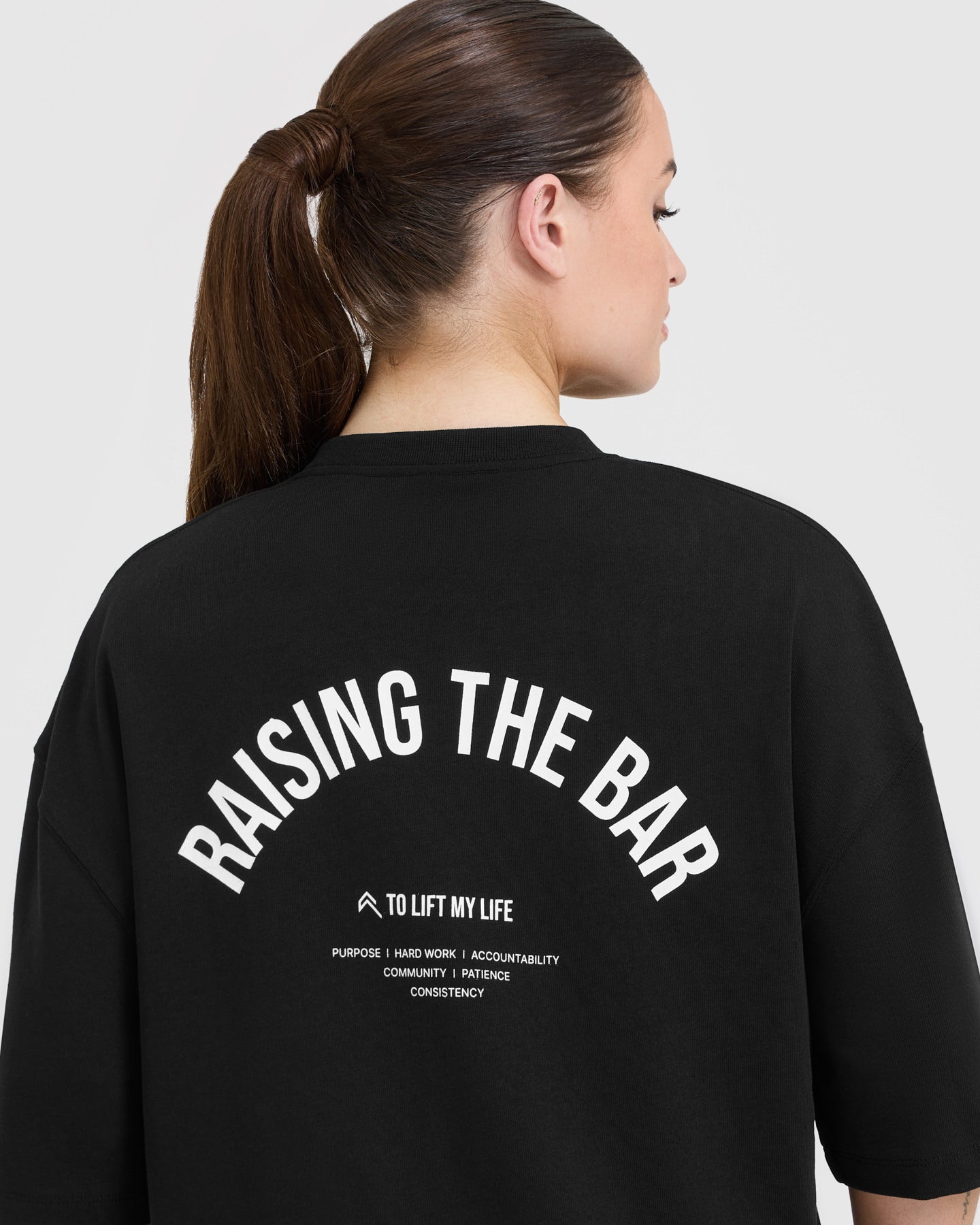 Raising The Bar Graphic Longline T-Shirt for Men - Stylish Black Tee for Casual Wear, Street Fashion & Everyday Outfits