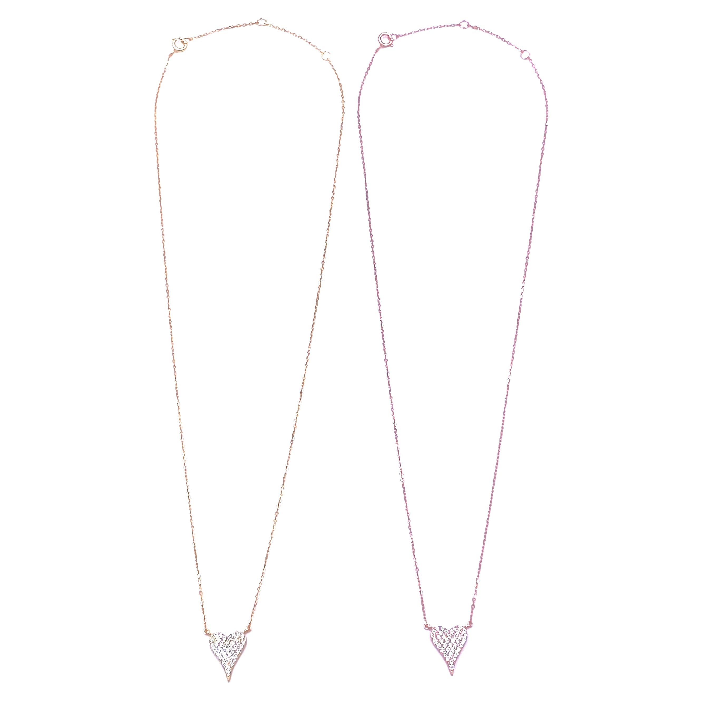 Ashley Gold Plated Elongated CZ Heart Pendant Necklace for Women - Perfect Gift for Valentine's Day, Anniversary & Romantic Occasions