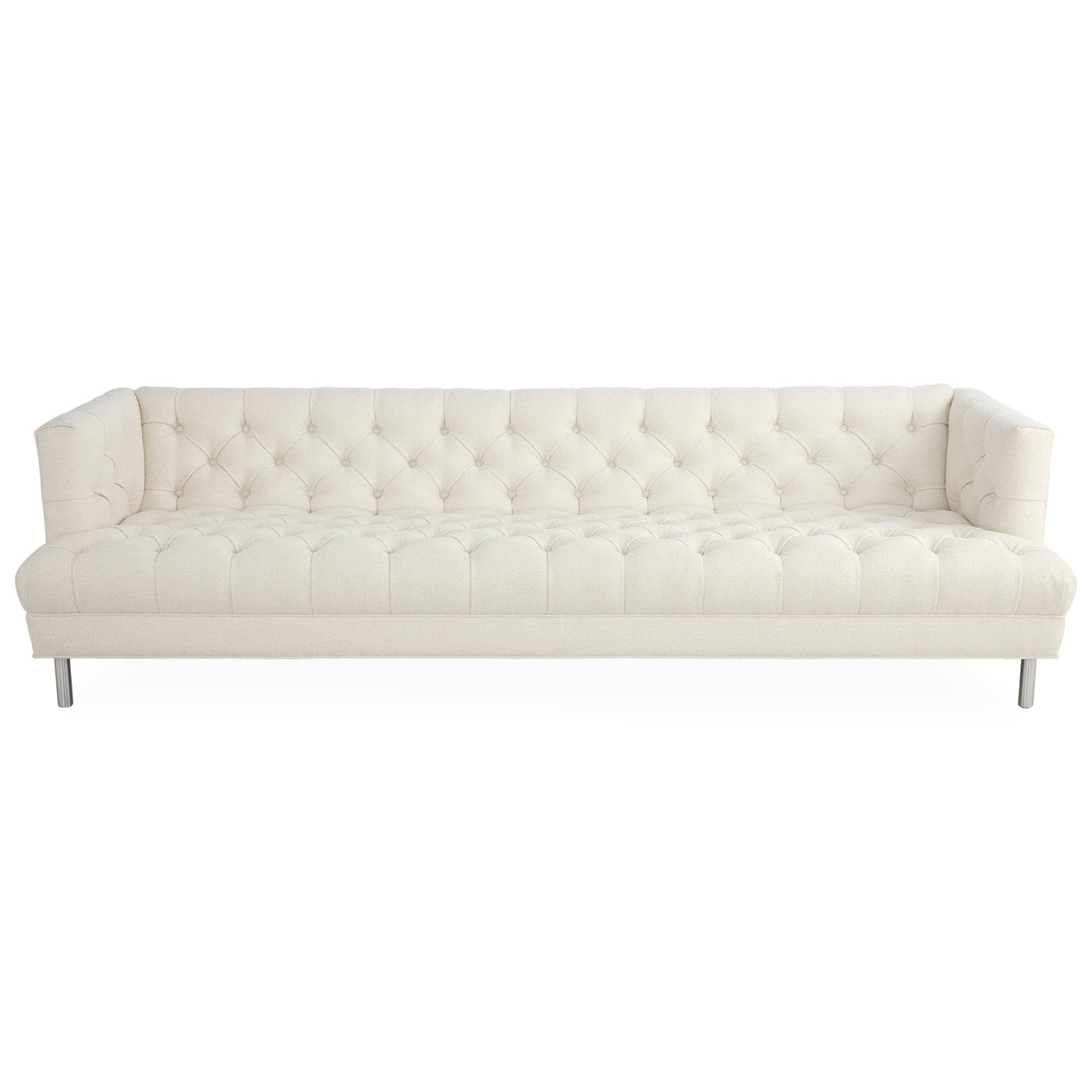 Baxter 100 Deep T Arm Grand Sofa in Serpette Ivory - Luxurious Modern Sectional Couch for Living Room, Lounge & Home Theater - Premium Comfort & Elegant Design