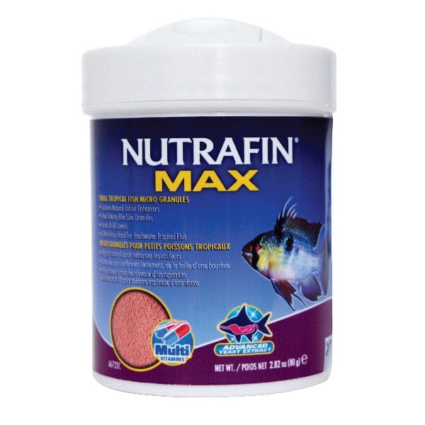 Nutrafin Max Small Tropical Fish Micro Granules - Premium Fish Food for Guppies, Tetras & Bettas | Balanced Nutrition for Healthy Fish | Ideal for Home Aquariums & Fish Tanks