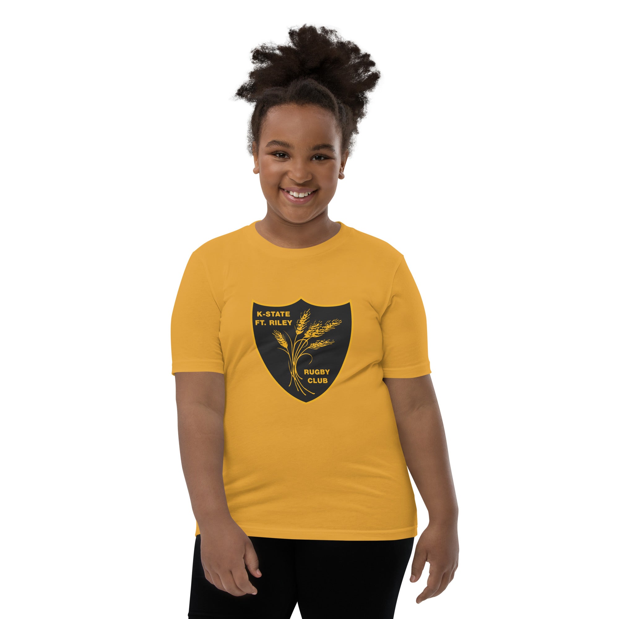 KSUFR Youth Rugby T-Shirt - Comfortable & Stylish Rugby Social Tee for Boys & Girls - Perfect for Games, Training & Casual Wear