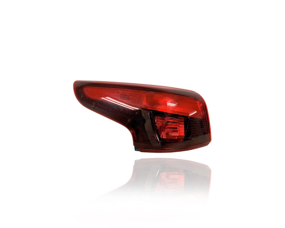 2017-2019 Nissan Rogue Sport/Qashqai Left Driver Side Outer Tail Light Assembly Replacement (Part# 265556MA0A) - Perfect for Night Driving Safety & Vehicle Maintenance