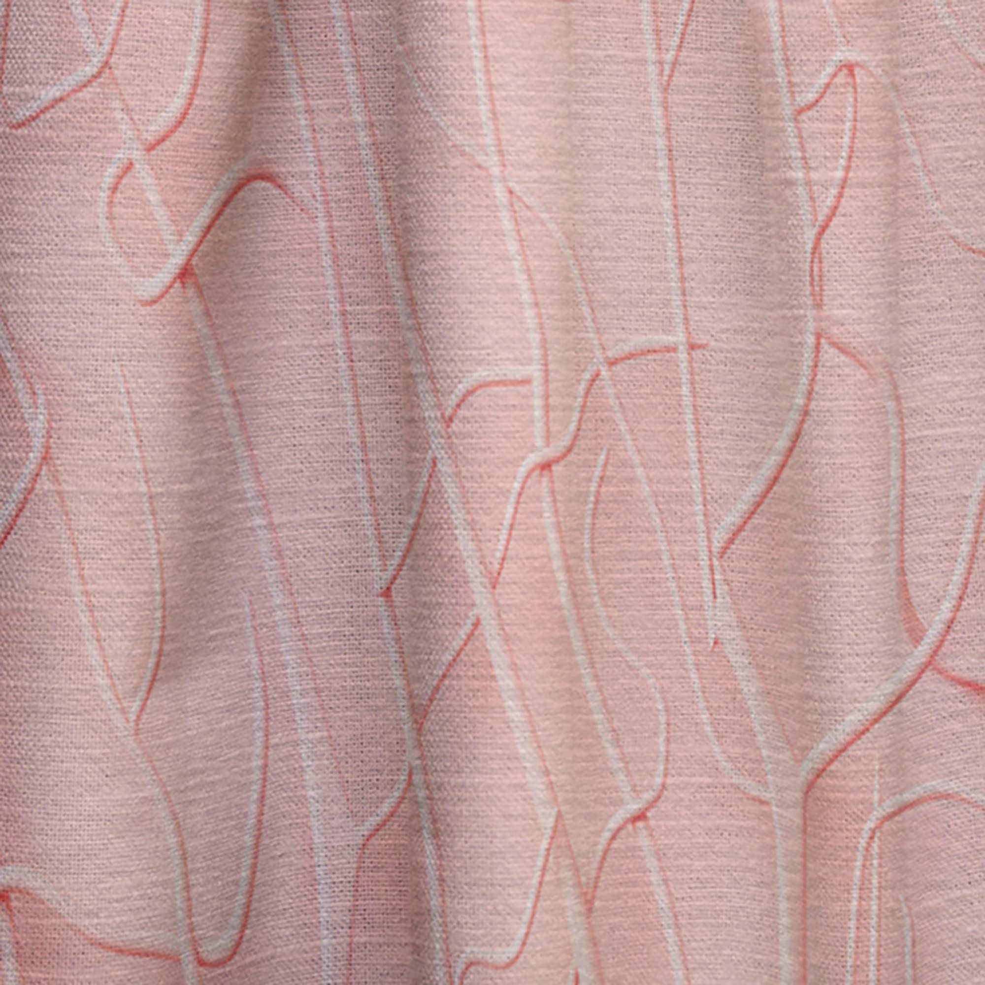DesignQ Thermal Insulated Living Coral Pink Curtains - 52x108 Inch Single Panel for Bedroom & Living Room - Energy Efficient Blackout Drapes for Home Decor, Privacy & Light Control