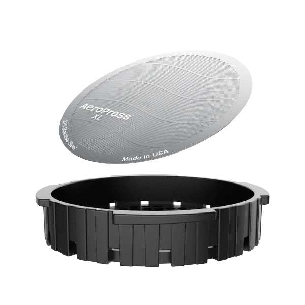 AeroPress Stainless Steel Reusable Coffee Filter - Durable & Eco-Friendly Replacement for Paper Filters - Perfect for Home, Office & Travel Brewing