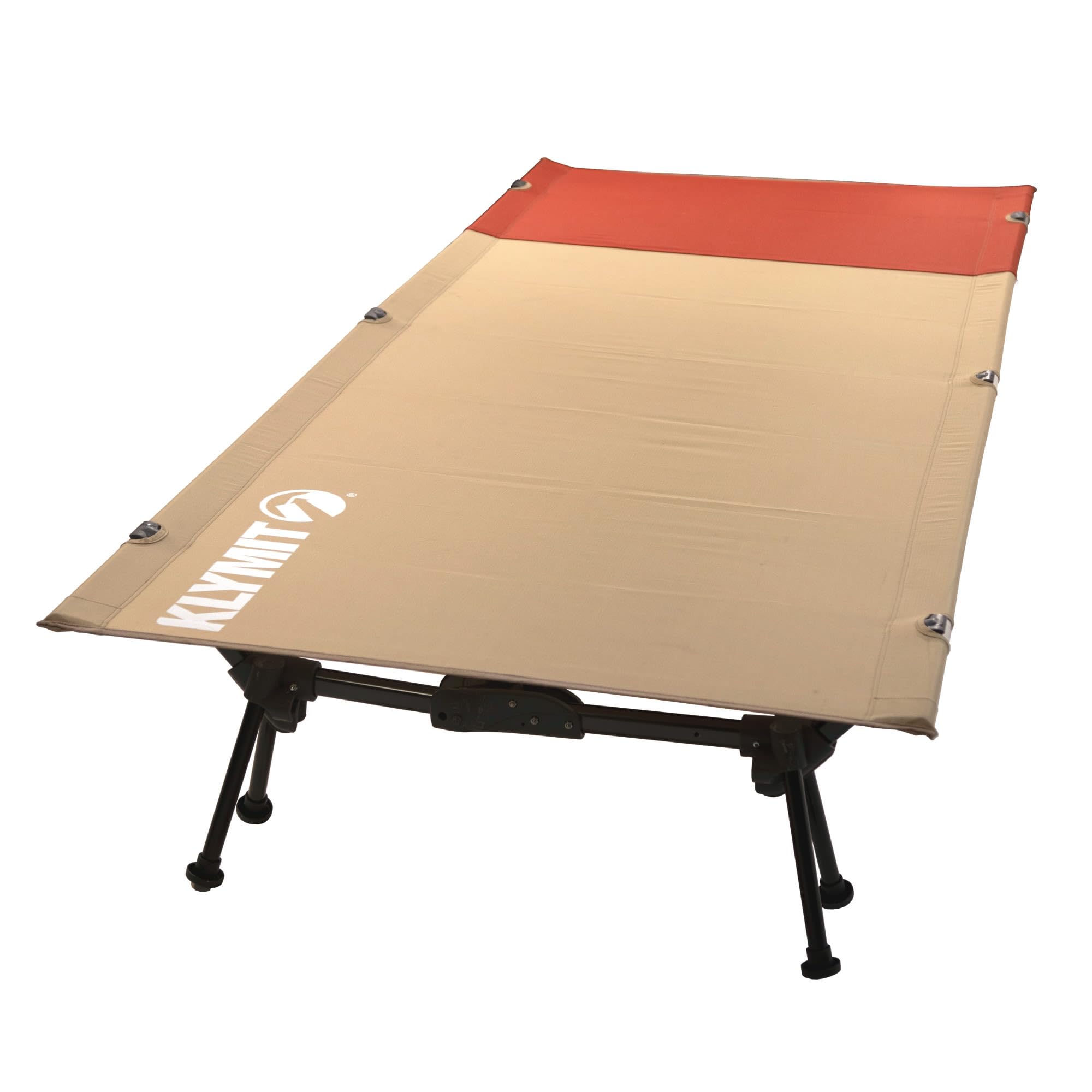 Klymit Cedar Mesa Large Camping Cot - Lightweight Portable Folding Bed for Outdoor Adventures, Hiking & Backpacking - Red (Great for Camping, Road Trips & Emergency Preparedness)