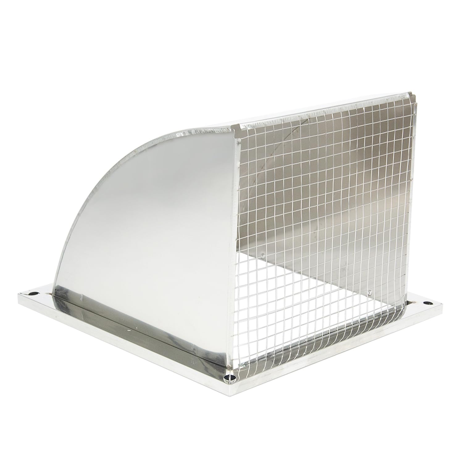 8 Inch 304 Stainless Steel Exhaust Hood Vent Cap - Outdoor Wall Vent Cover with Mesh Screen for Kitchen, Bathroom & Dryer Ventilation - Durable Weatherproof Duct Cover for Home & Commercial Use