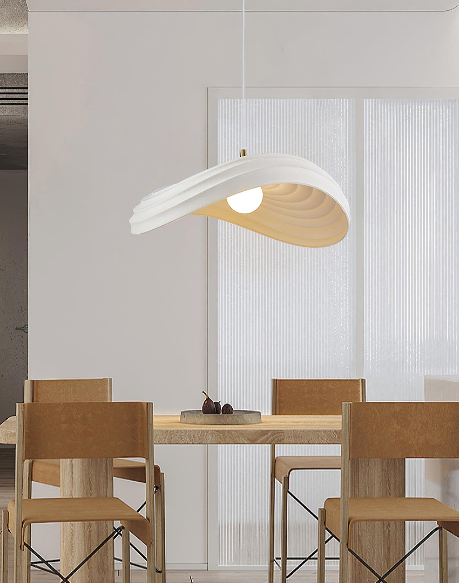 Navicula Modern Pendant Light - Sleek Hanging Ceiling Lamp for Kitchen Island, Dining Room & Bedroom Decor - Energy Efficient LED Lighting Fixture