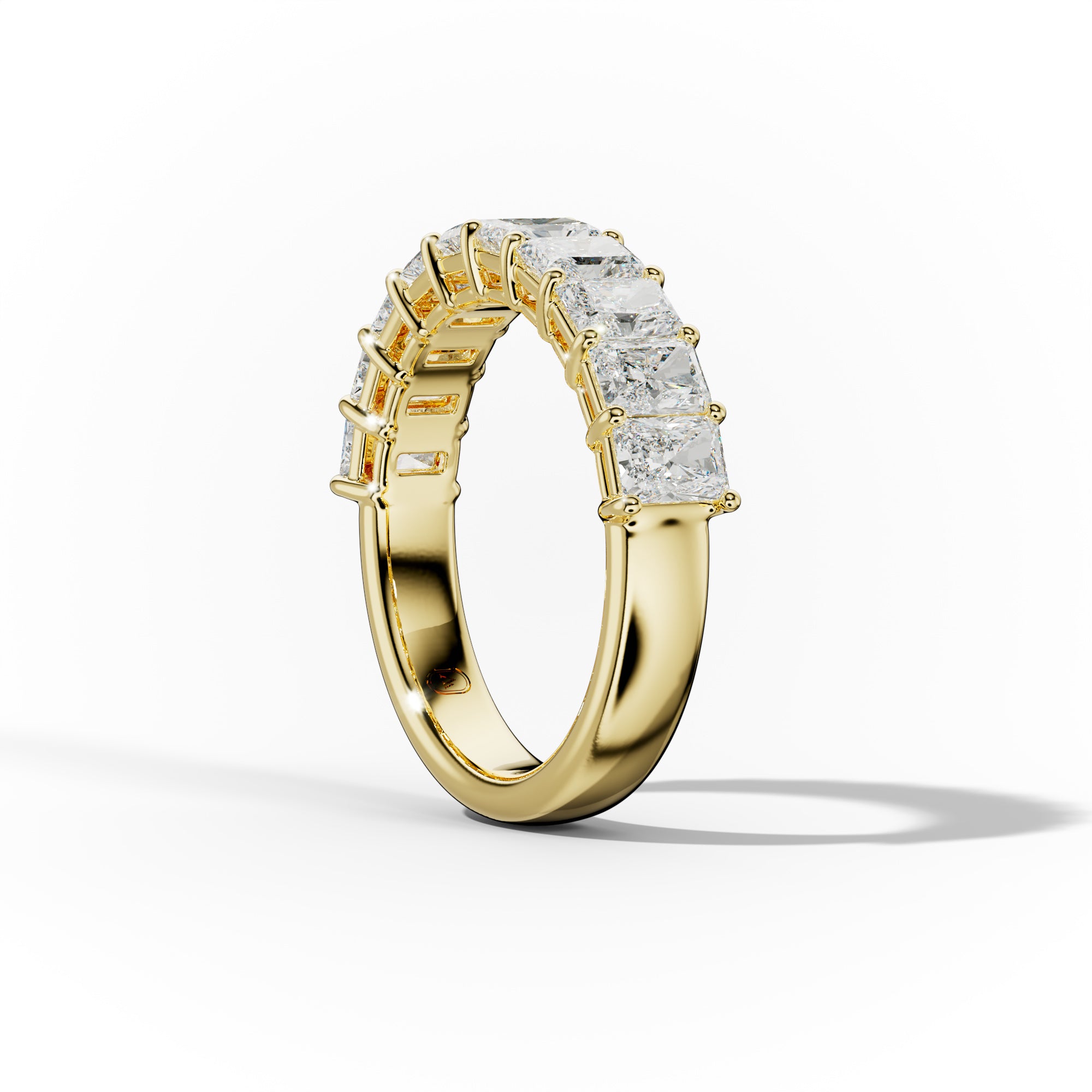 3.0 Carat Radiant Cut Diamond Anniversary Band for Women - Elegant Wedding Ring, Gift for Wife, Anniversary, Engagement, or Special Occasion - Perfect for Proposals, Vow Renewals & Romantic Celebrations