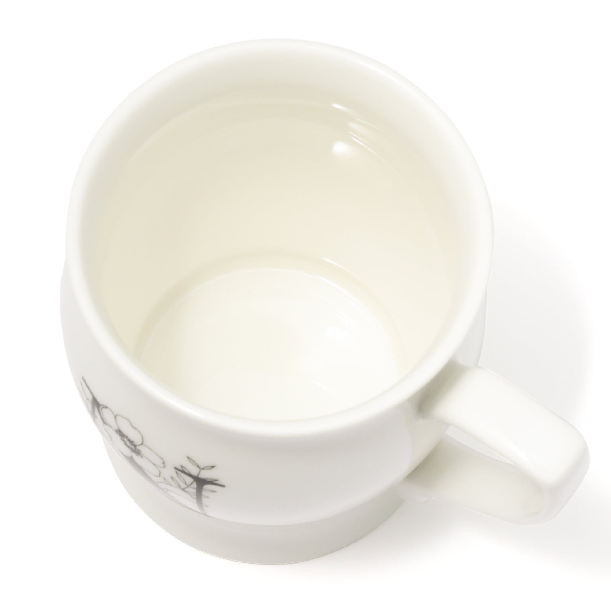 Initial Mug Flower - Personalized Ceramic Coffee Cup with Floral Design - Perfect for Gifts, Home Decor & Office Use