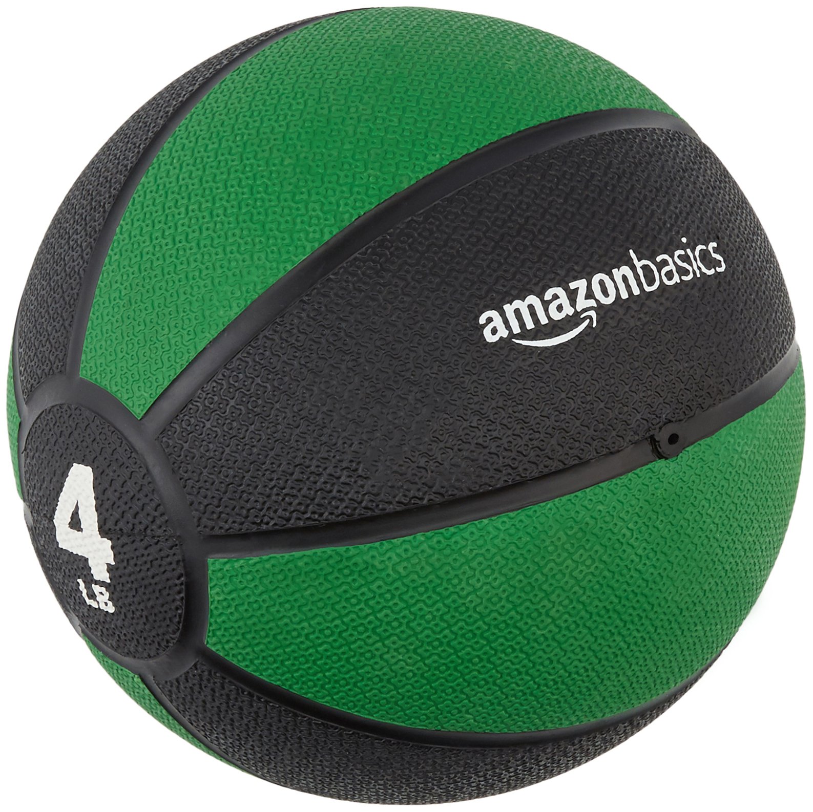 Amazon Basics Weighted Medicine Ball - 4-30 lbs for Strength Training, CrossFit, Yoga & Home Gym Workouts | Durable Rubber Coating for Indoor & Outdoor Fitness
