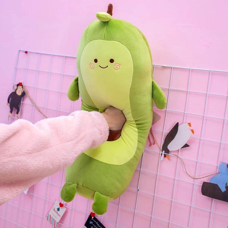 Cute Avocado Plush Toy - Soft & Huggable GuacGuys Stuffed Animal for Kids & Adults | Perfect for Gifts, Home Decor, and Stress Relief