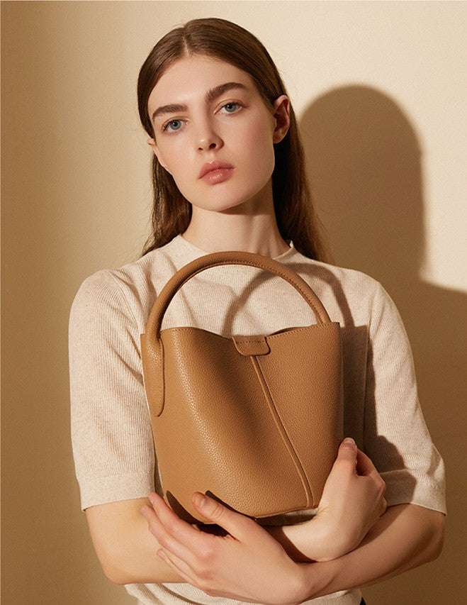 Stylish Convertible Bucket Bag for Women - Fashionable Crossbody & Shoulder Tote Handbag - Perfect for Work, Travel & Everyday Use