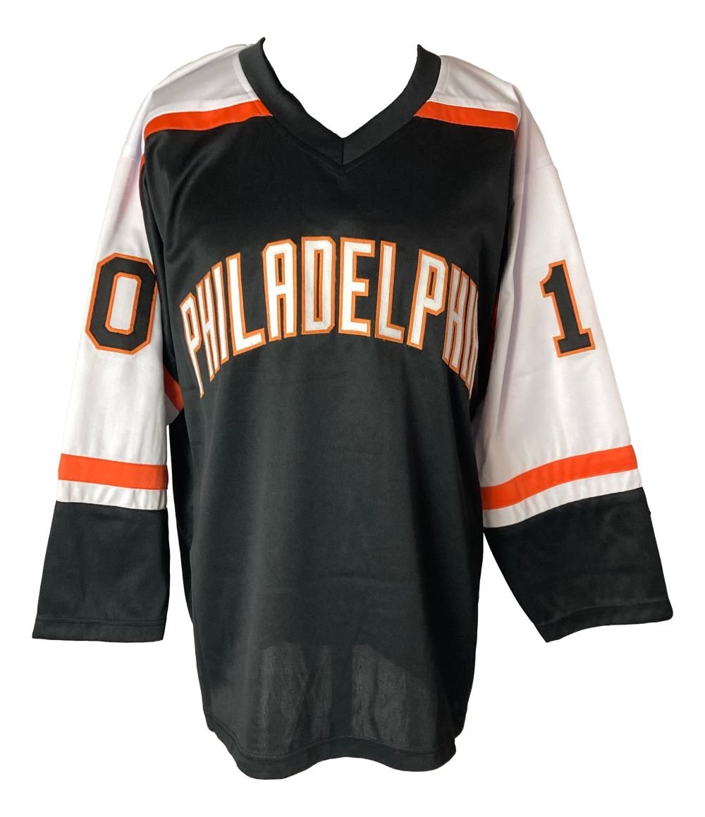 Authentic John Leclair Philadelphia Flyers Signed Black Hockey Jersey with JSA COA - Perfect for Collectors, Fans, and Sports Memorabilia Displays