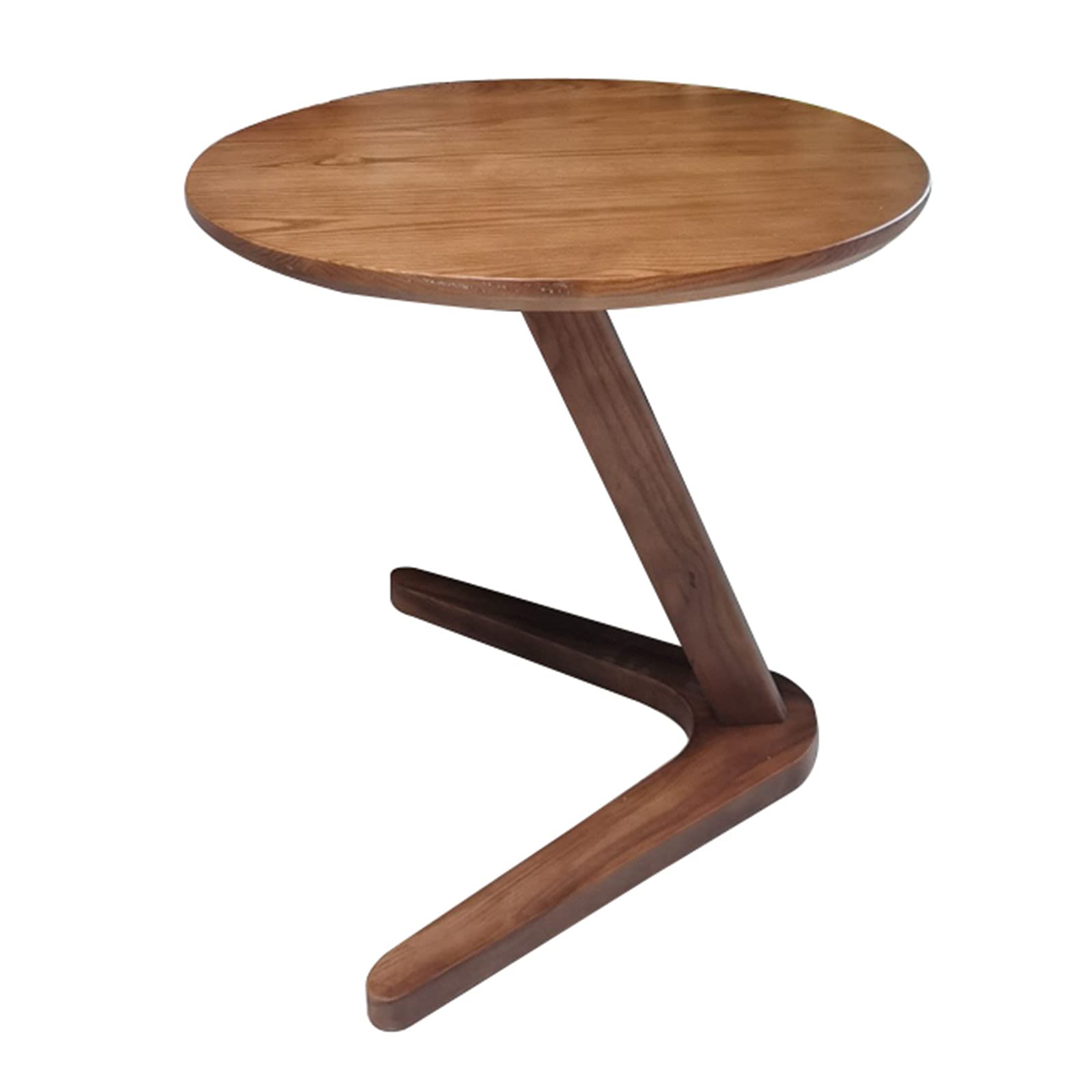 NNBD 19.6 Inch Round Waterproof Side Table - Outdoor/Indoor Accent Table, End Table & Coffee Table with Tray Top for Patio, Living Room & Bedroom Decor