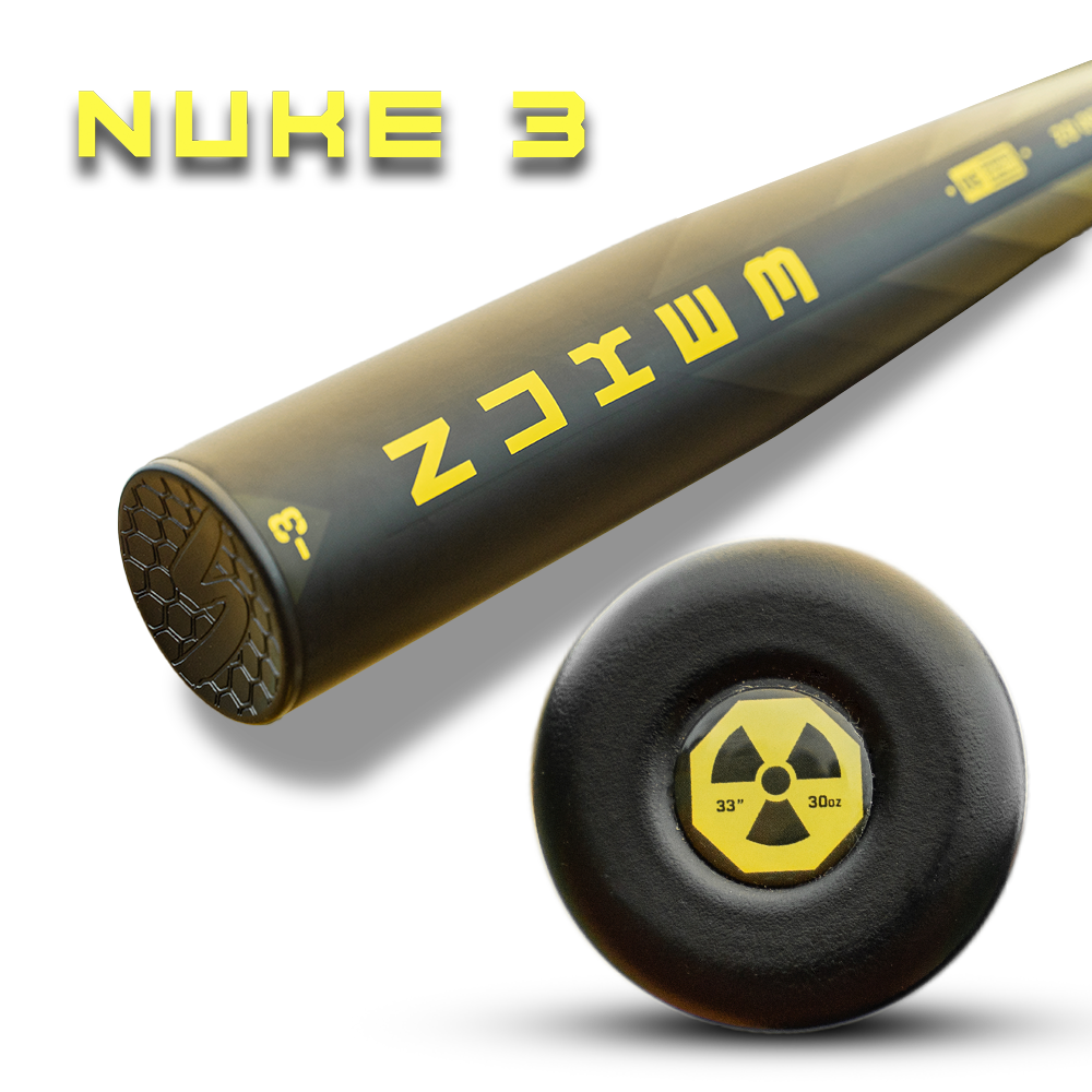 Stinger Nuke 3 BBCOR Baseball Bat - USA Certified for High School & College Players | Perfect for Power Hitters & Game Performance