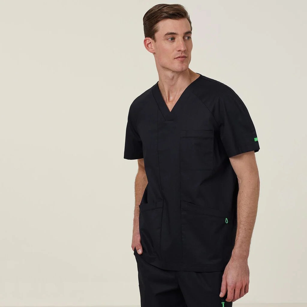 Next Generation Antibacterial Active Carl Scrub Top - Breathable Medical Uniform for Doctors & Nurses - Perfect for Hospitals, Clinics & Healthcare Professionals